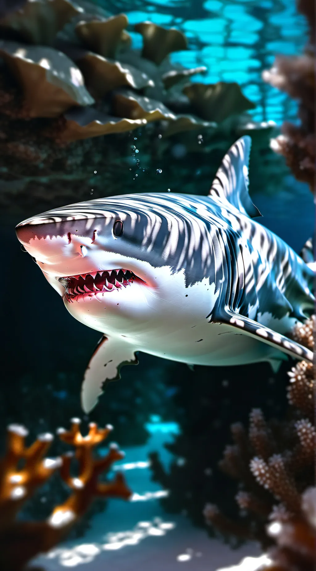 ai character: Shark background