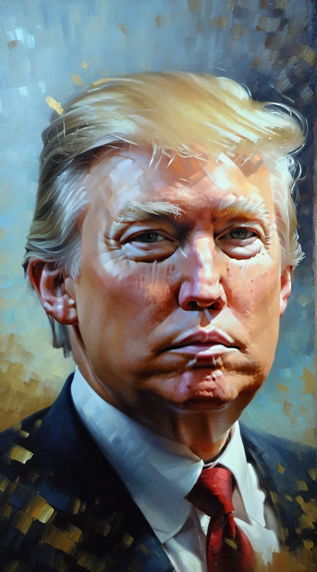 ai character: Donald trump background