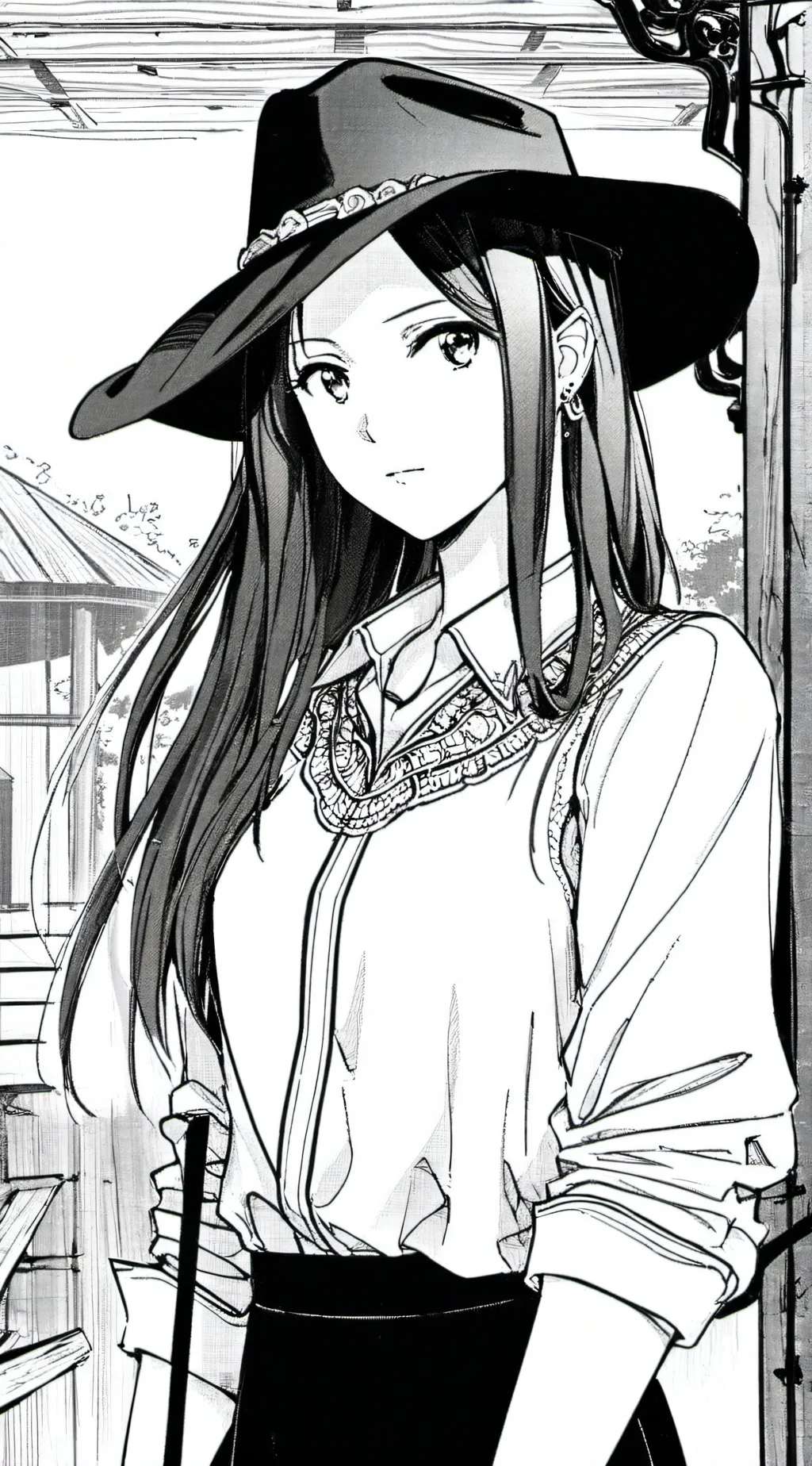 ai character: Clover and Chara background