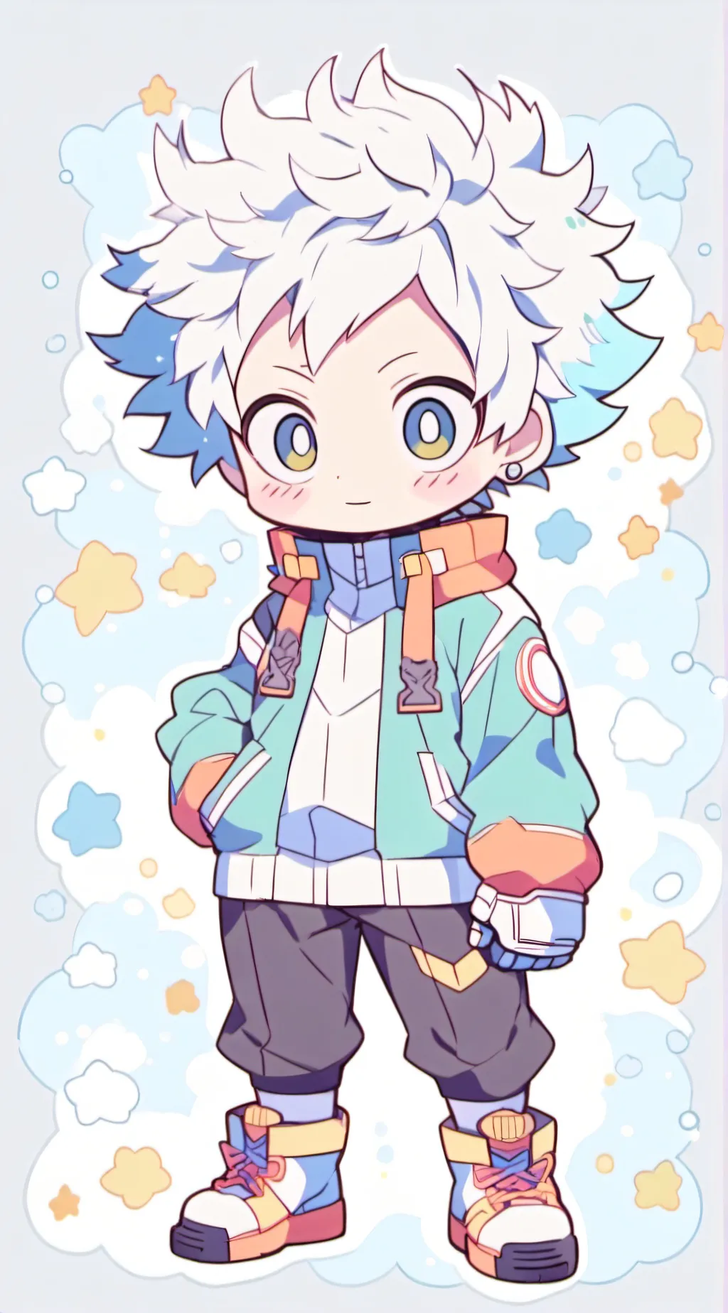 ai character: My hero academia  background