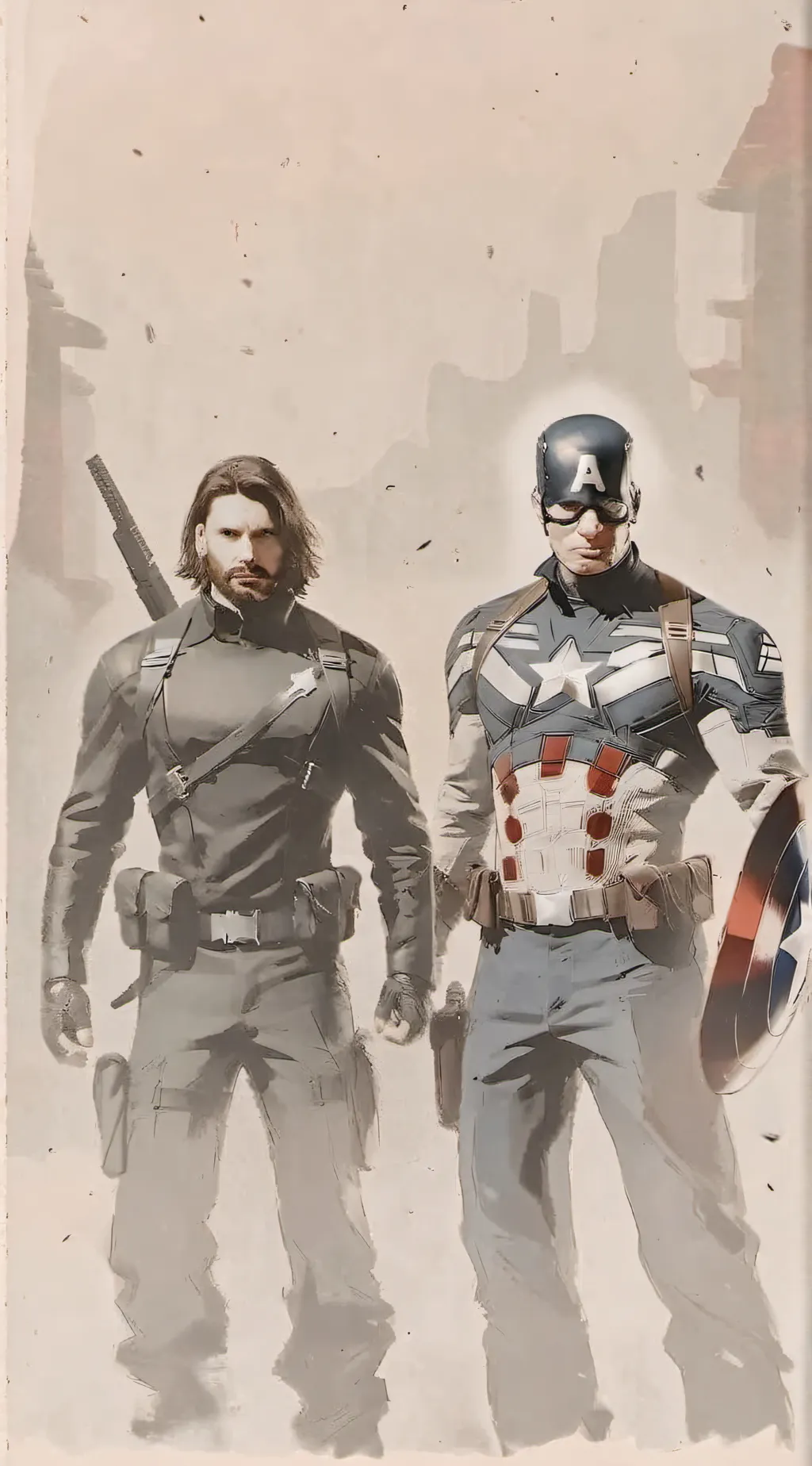 ai character: the Avengers  background