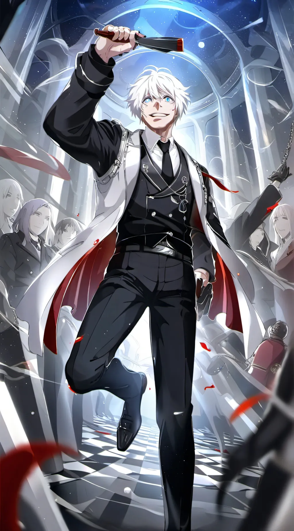 ai character: digit background