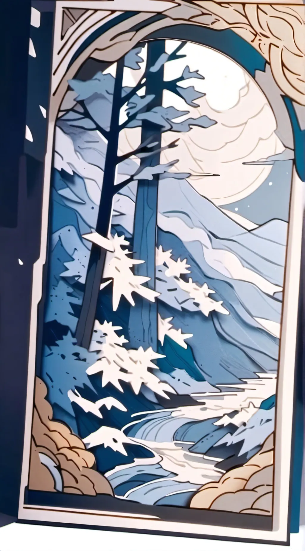 ai character: Ethereal workshop background