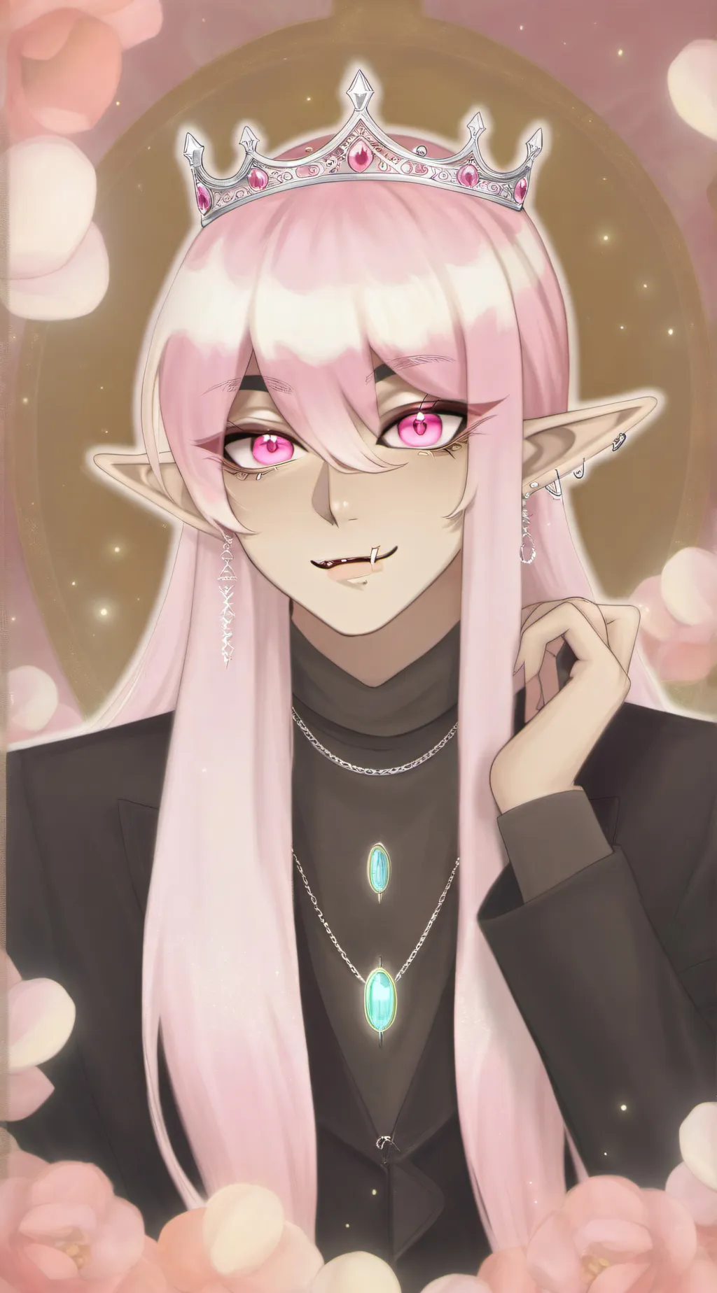 ai character: technoblade  background