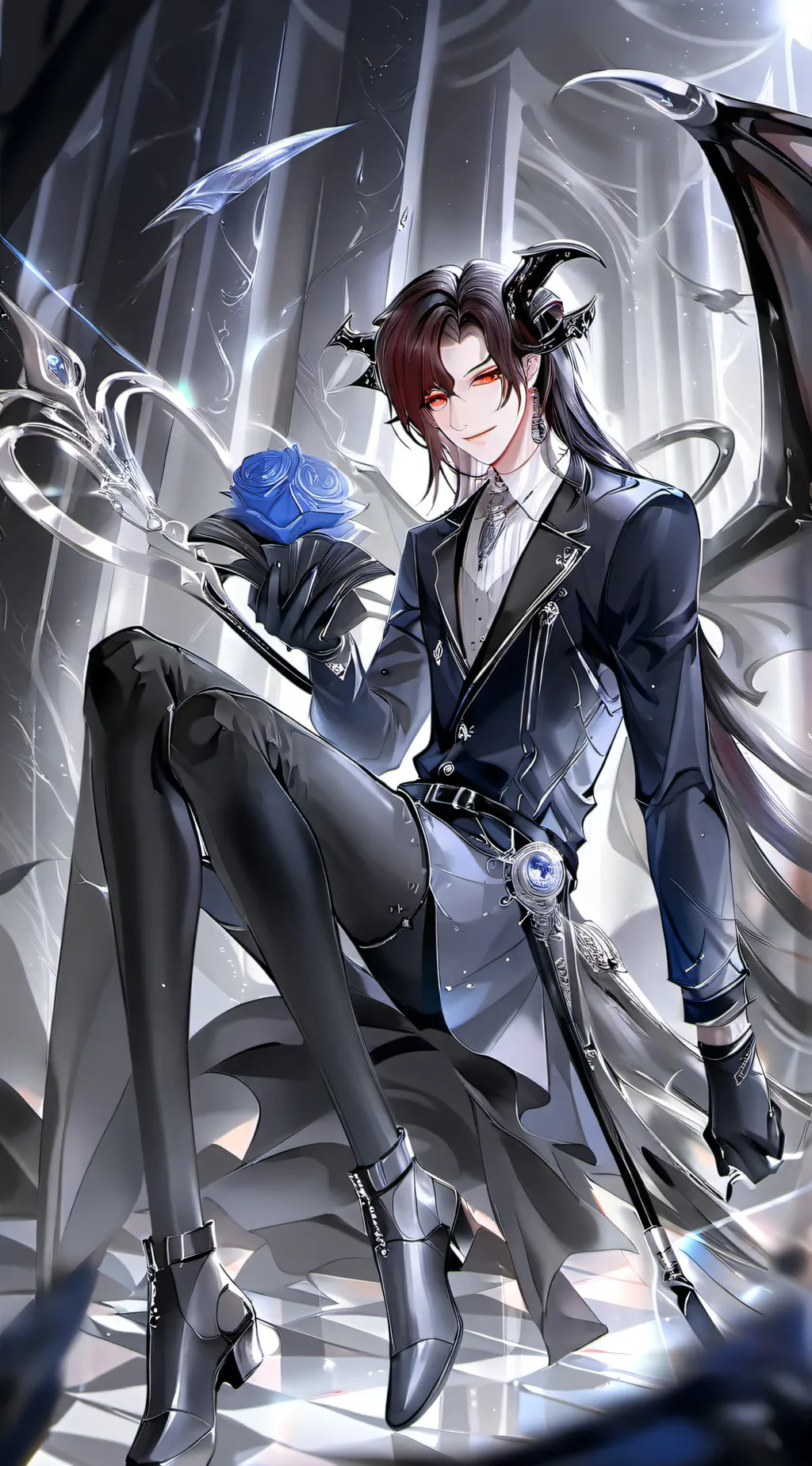 ai character: Damien background