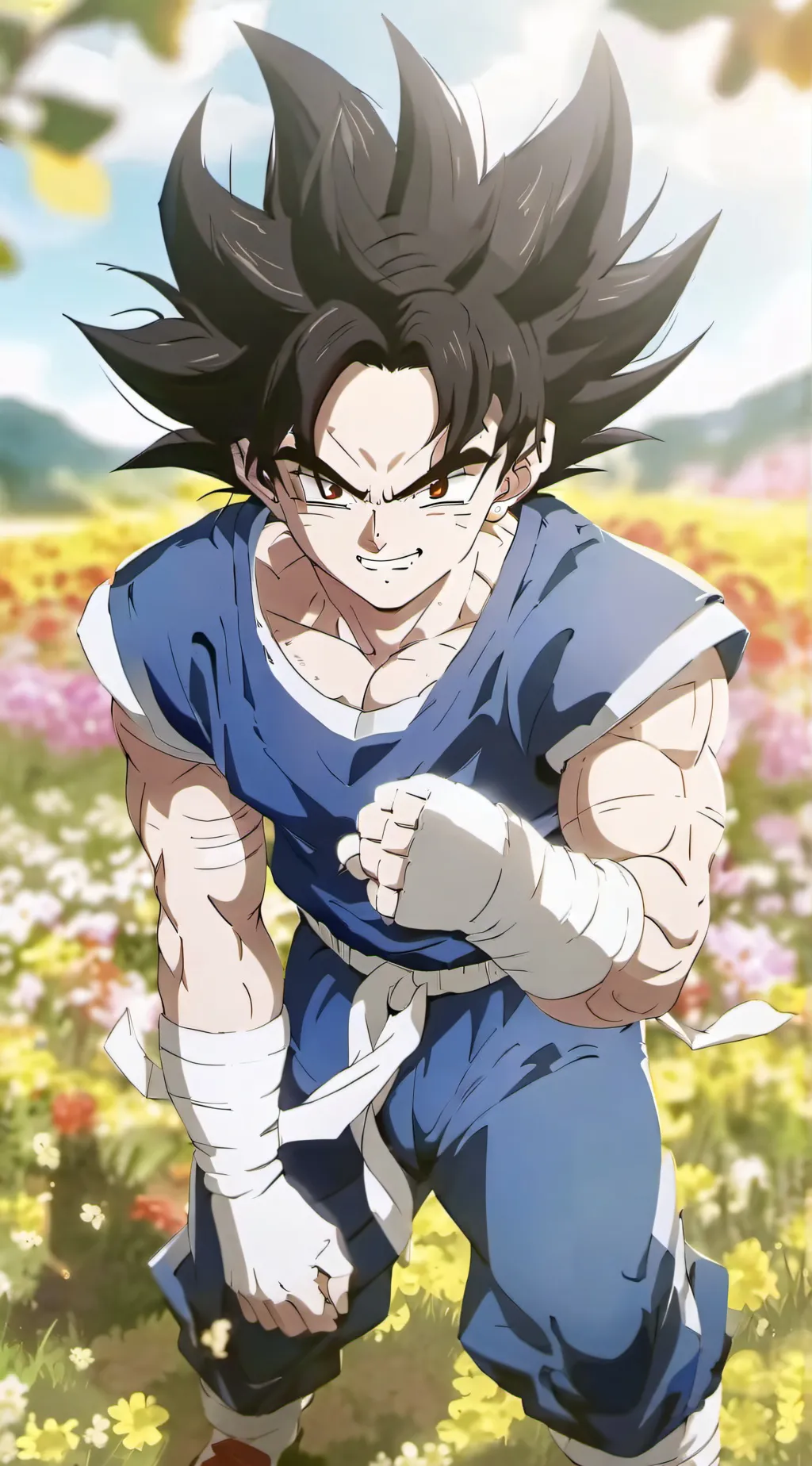 ai character: vegeta background