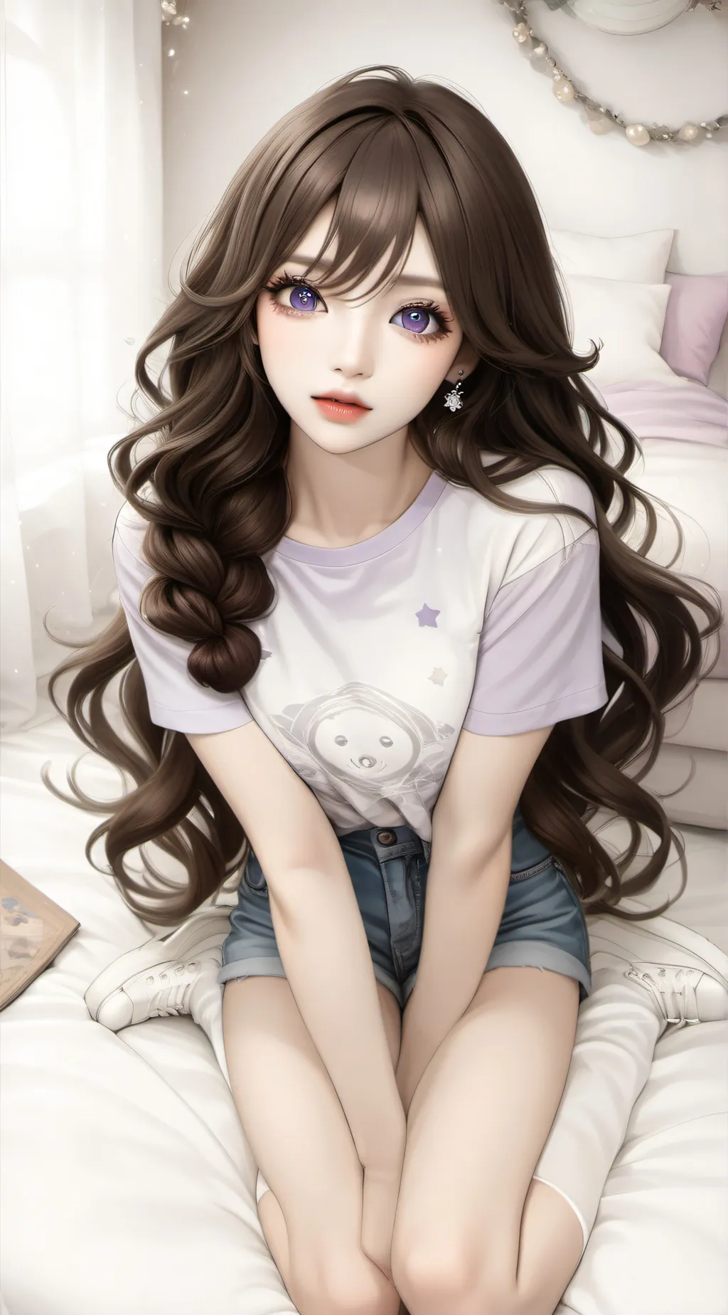 ai character: Camellia  background