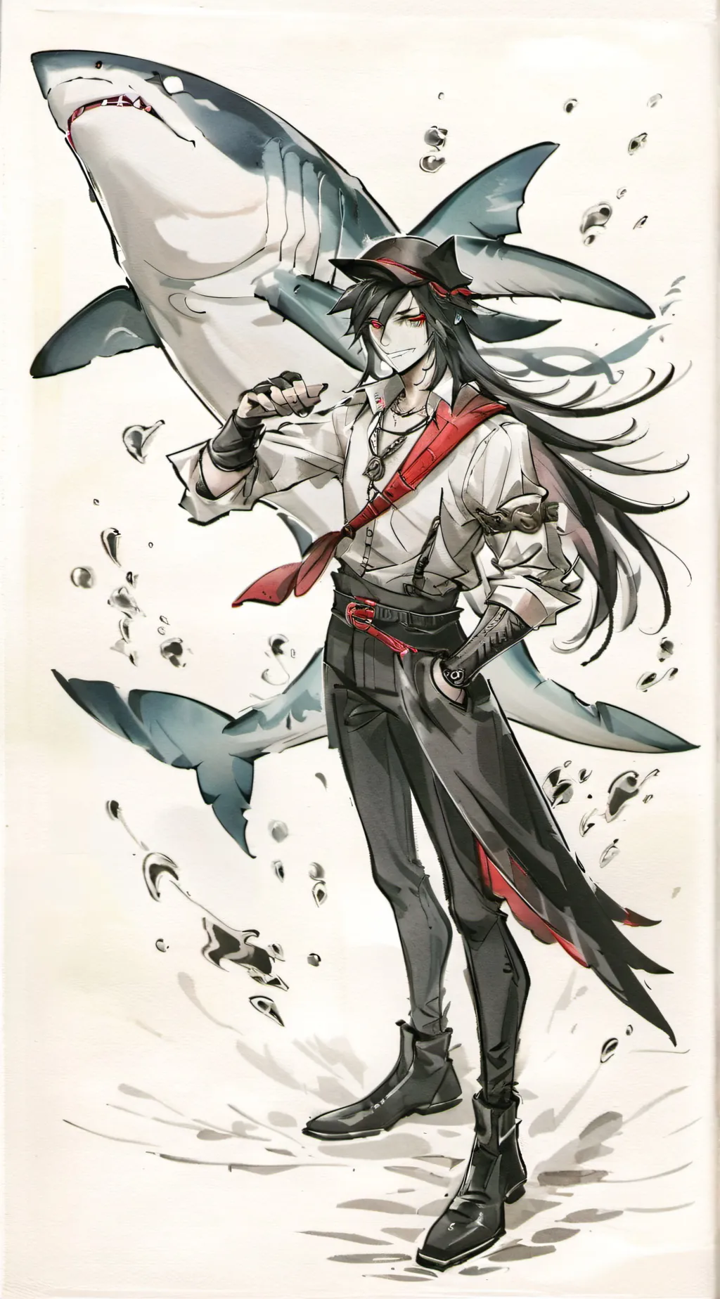 ai character: Zig and Sharko background