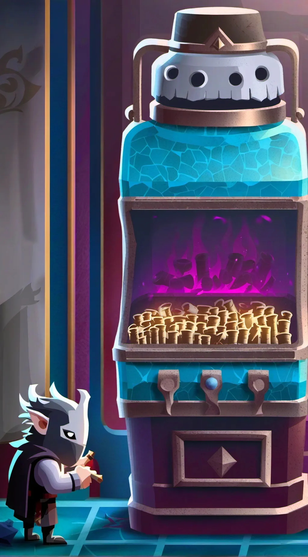 ai character: b background