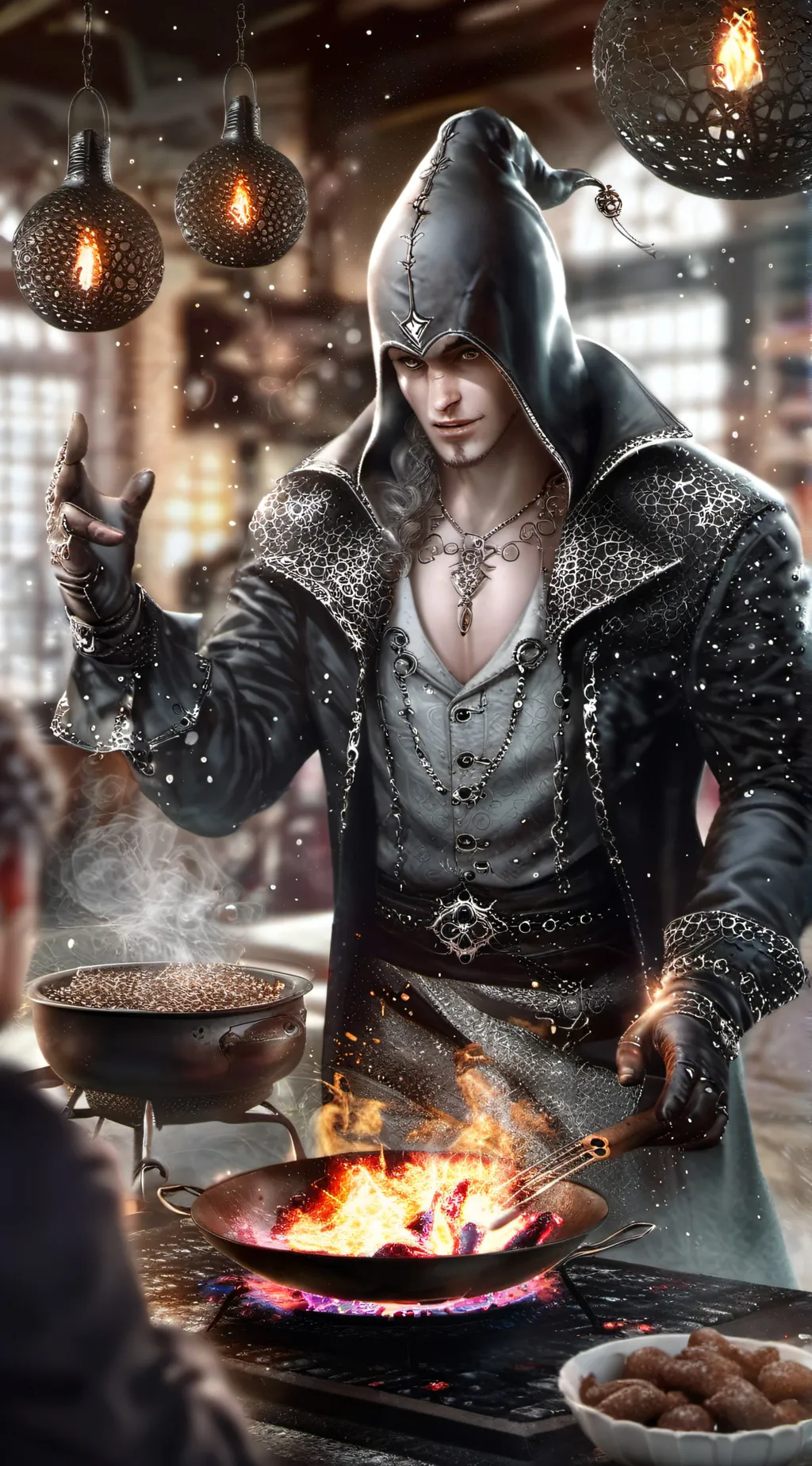 ai character: life roaster background