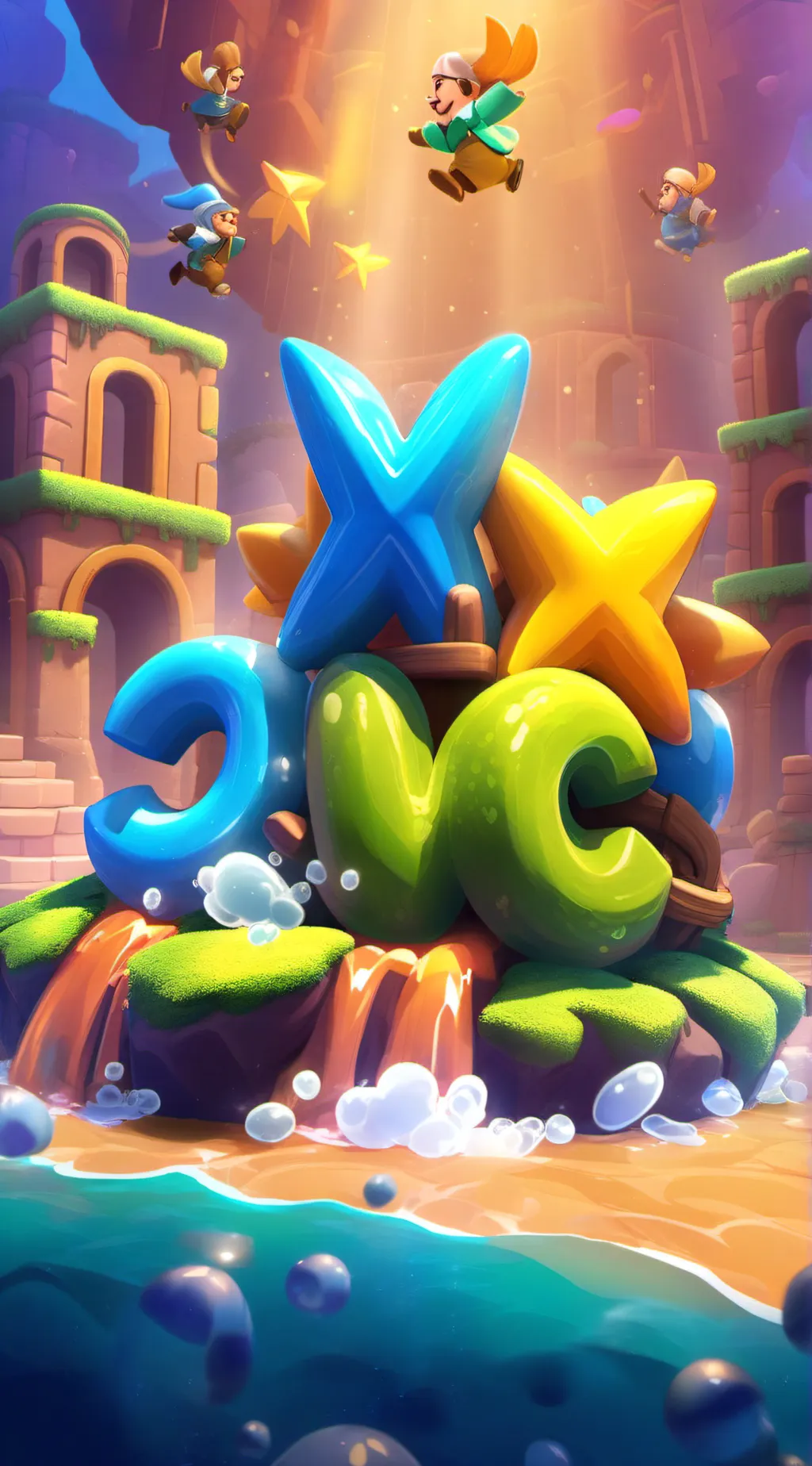 ai character: The Alphabet background