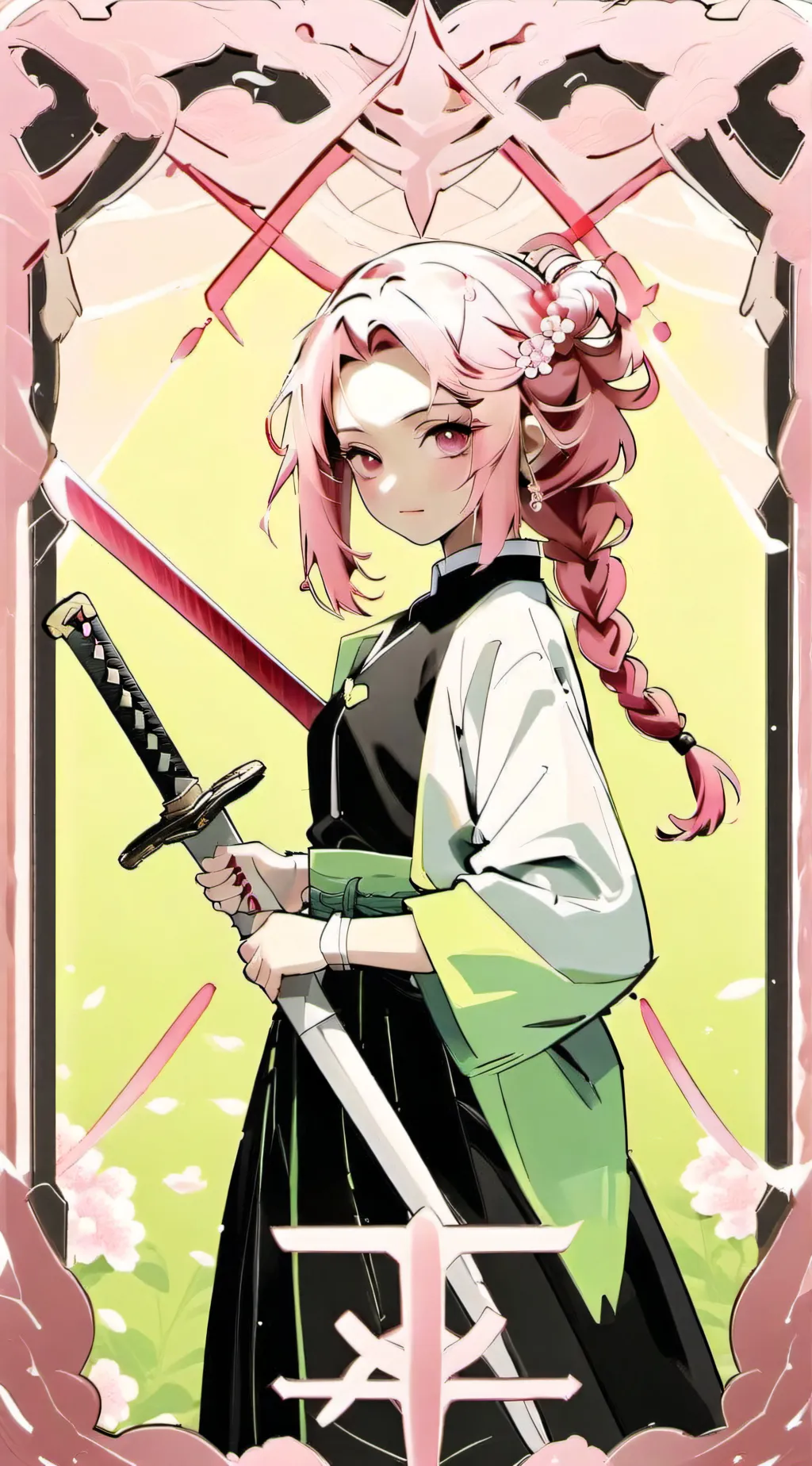 ai character: mitsuri  background