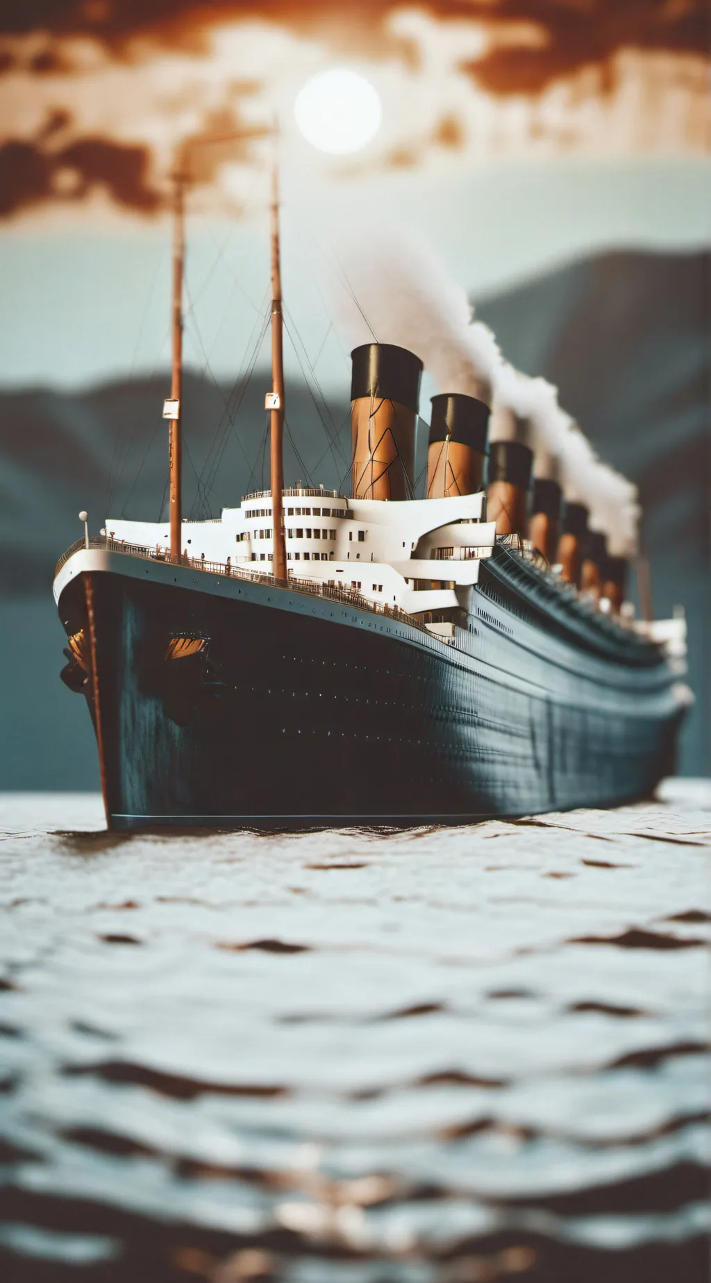 ai character: titanic background