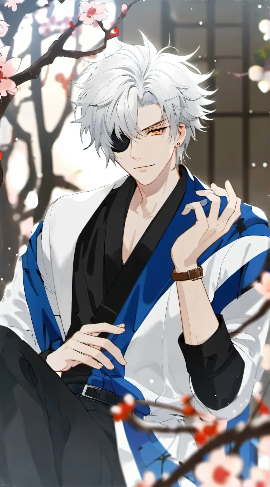 ai character: gojo satoru background