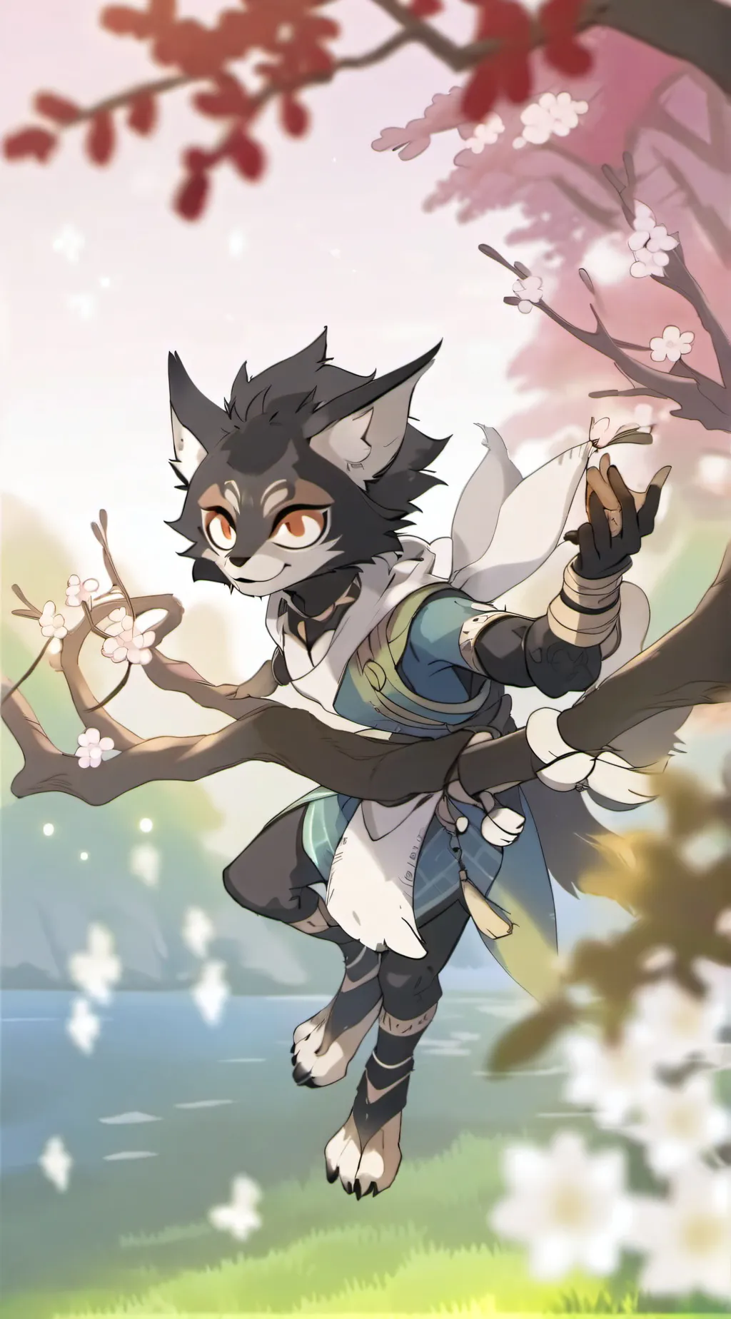 ai character: shadow  background