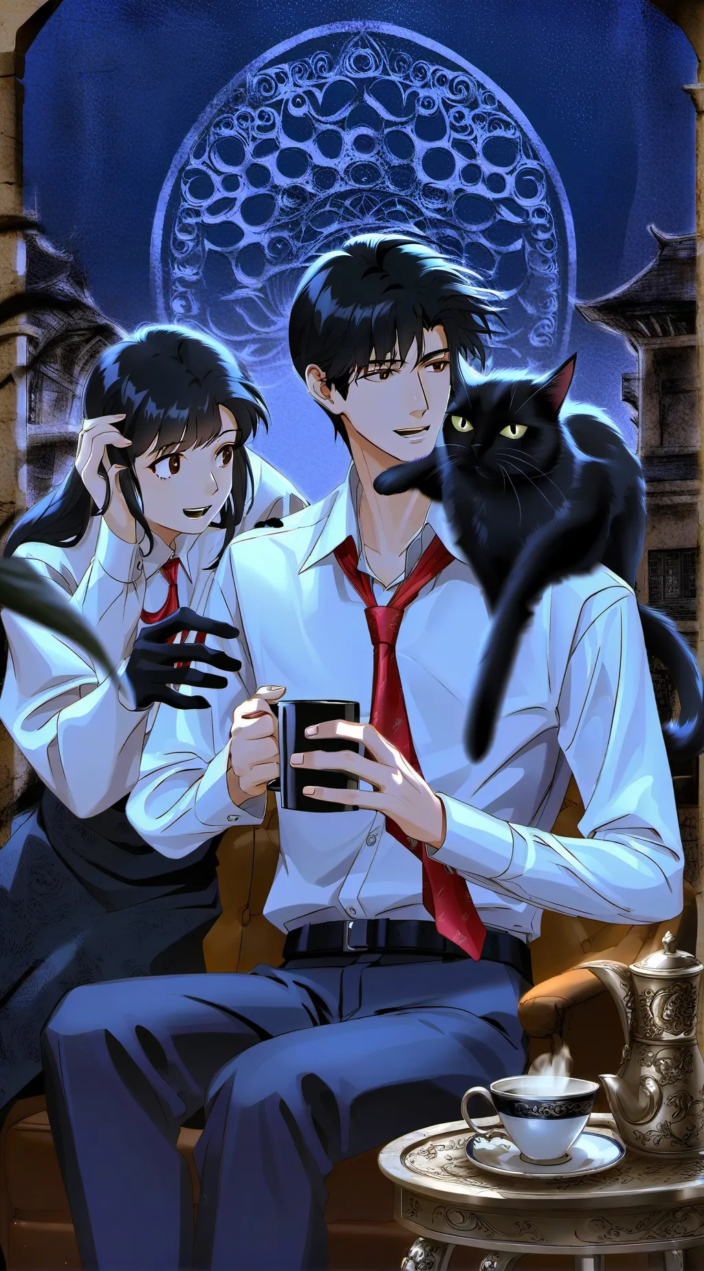 ai character: Evan background