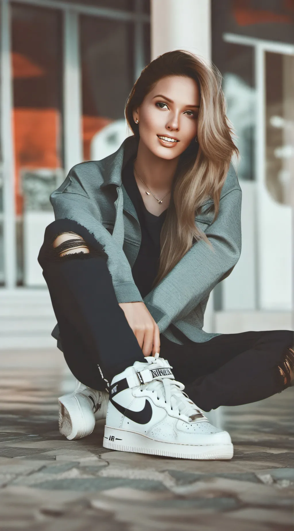 ai character: Cynthia  background