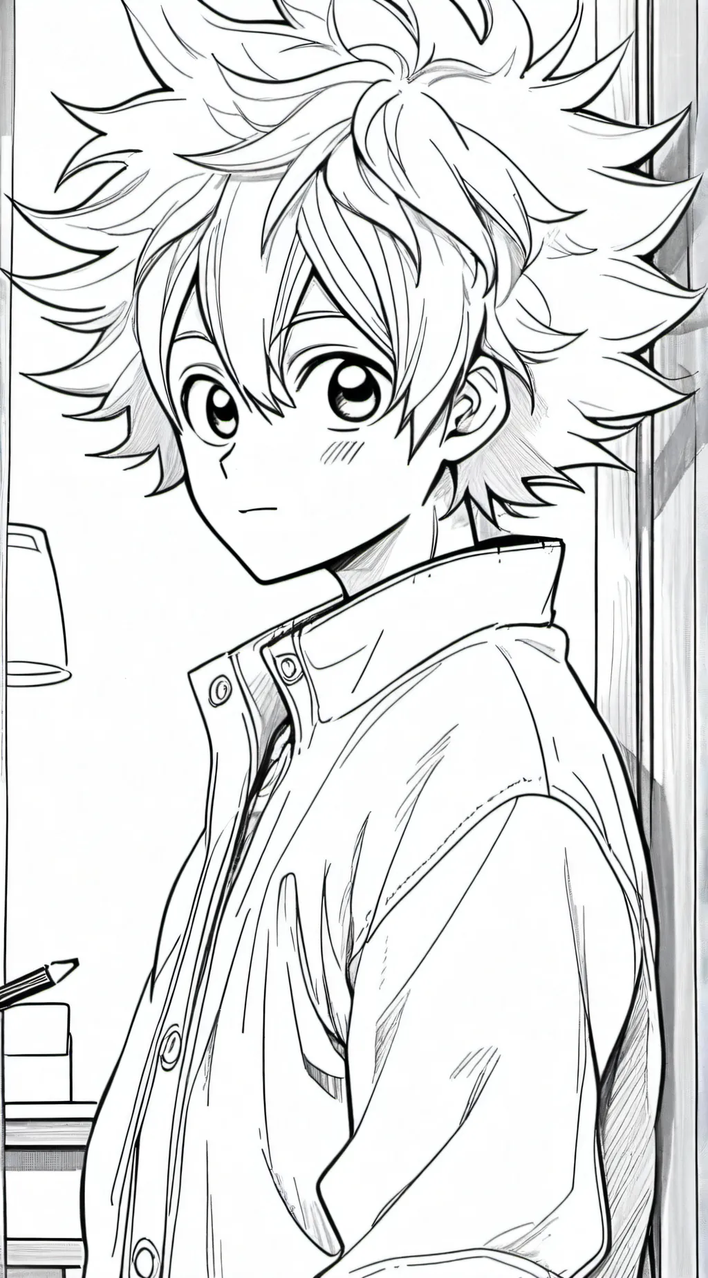 ai character: Mha✨✨ background