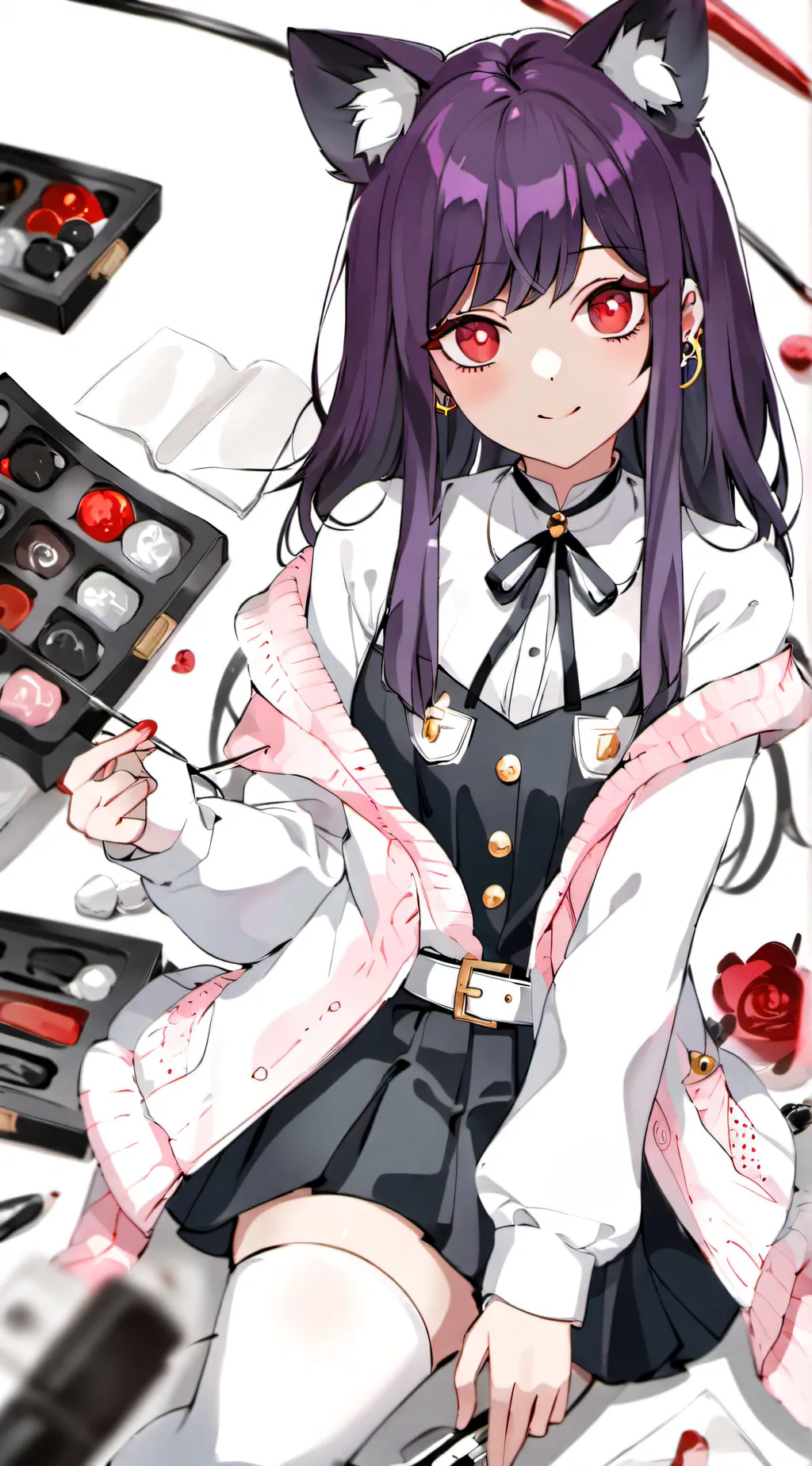 ai character: lilla  background