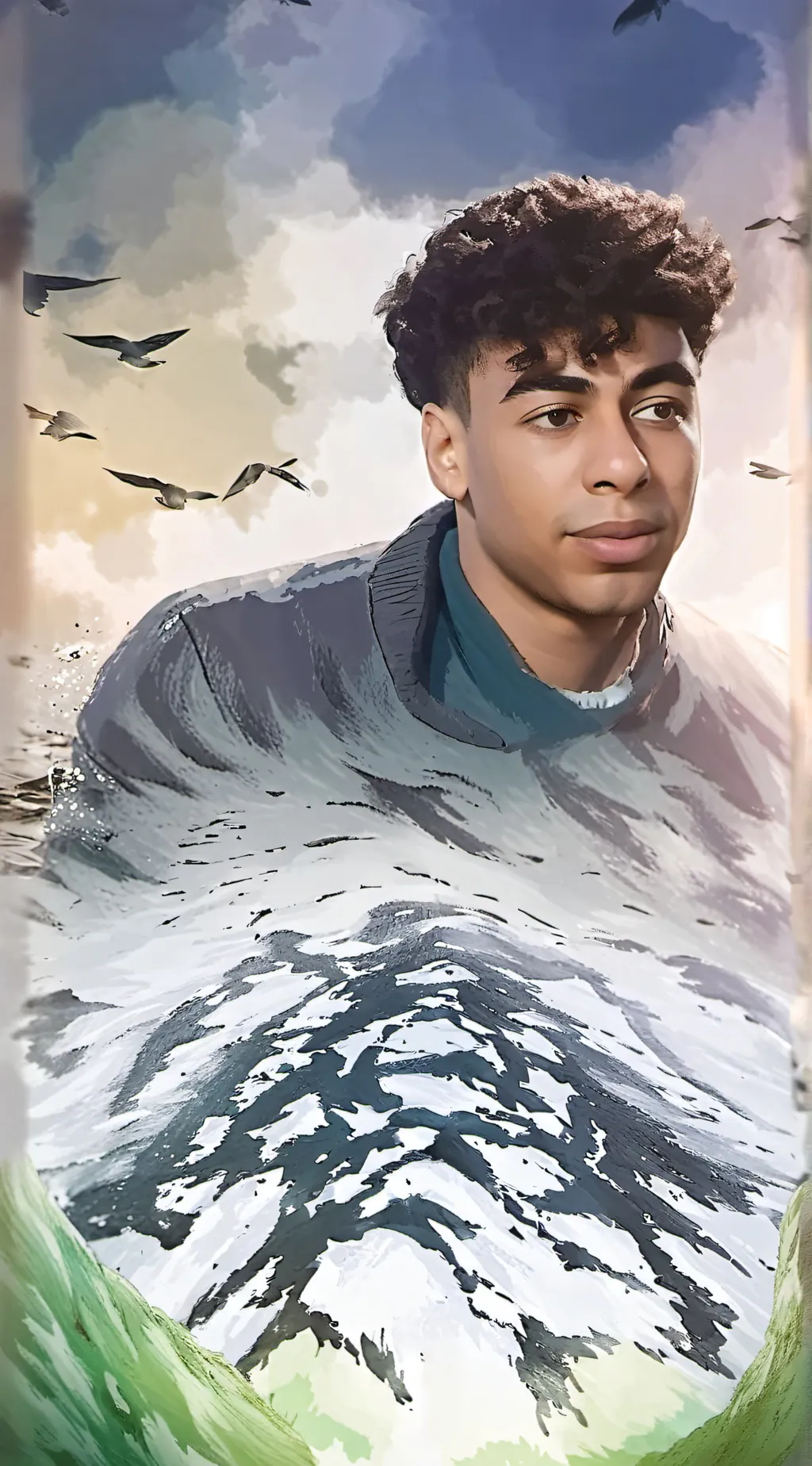 ai character: Lamine background