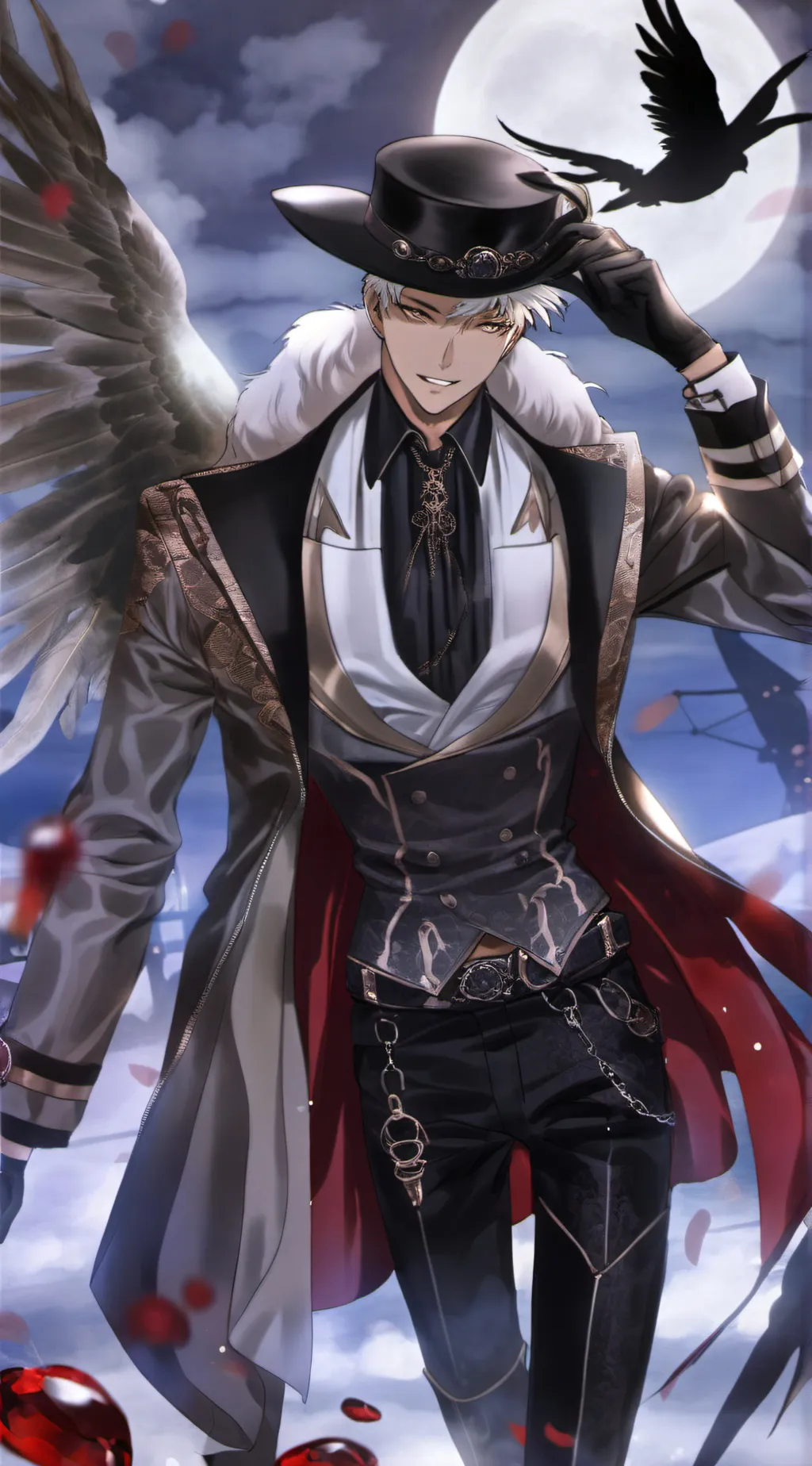 ai character: Even background