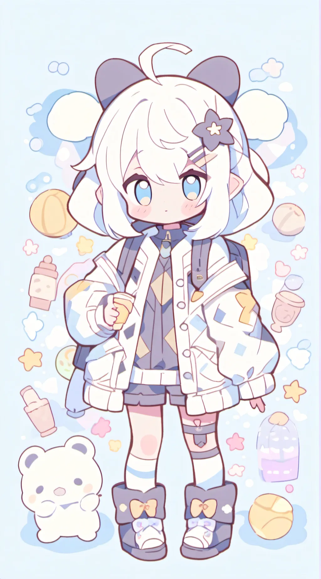 ai character: afton&skbidi background