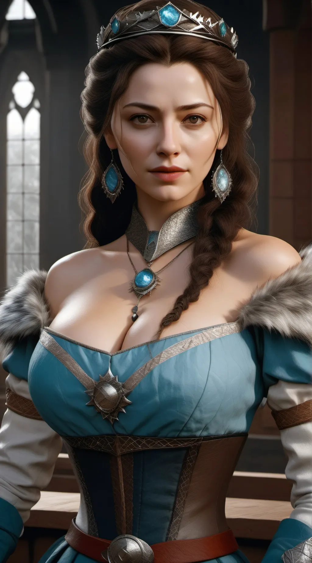 ai character: Sara Stark  background