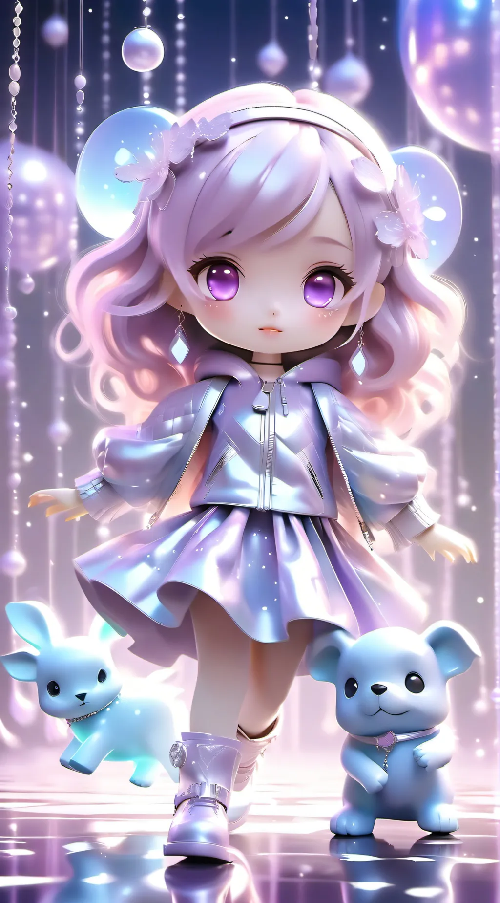 ai character: zoe and zip background