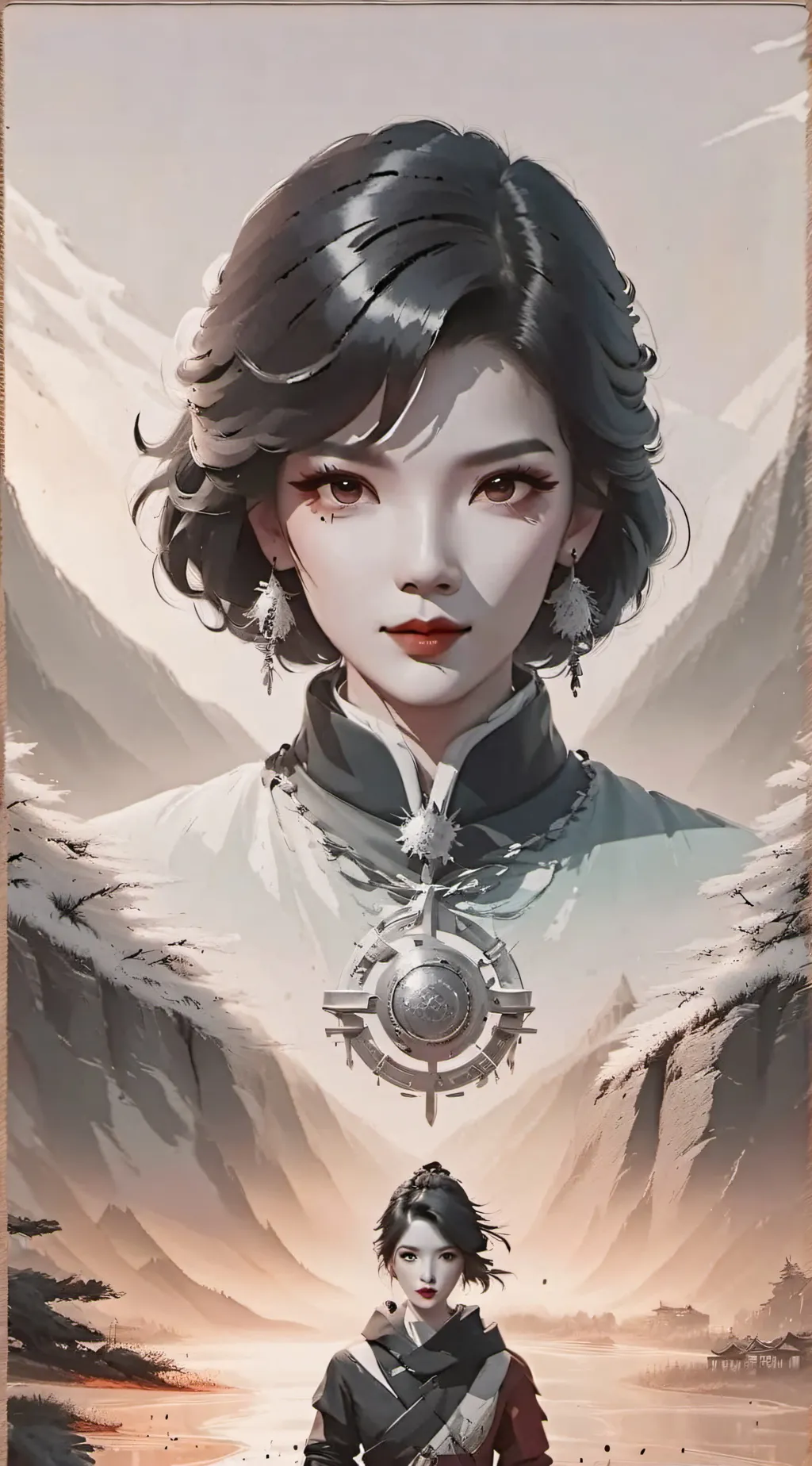 ai character: Luna  background