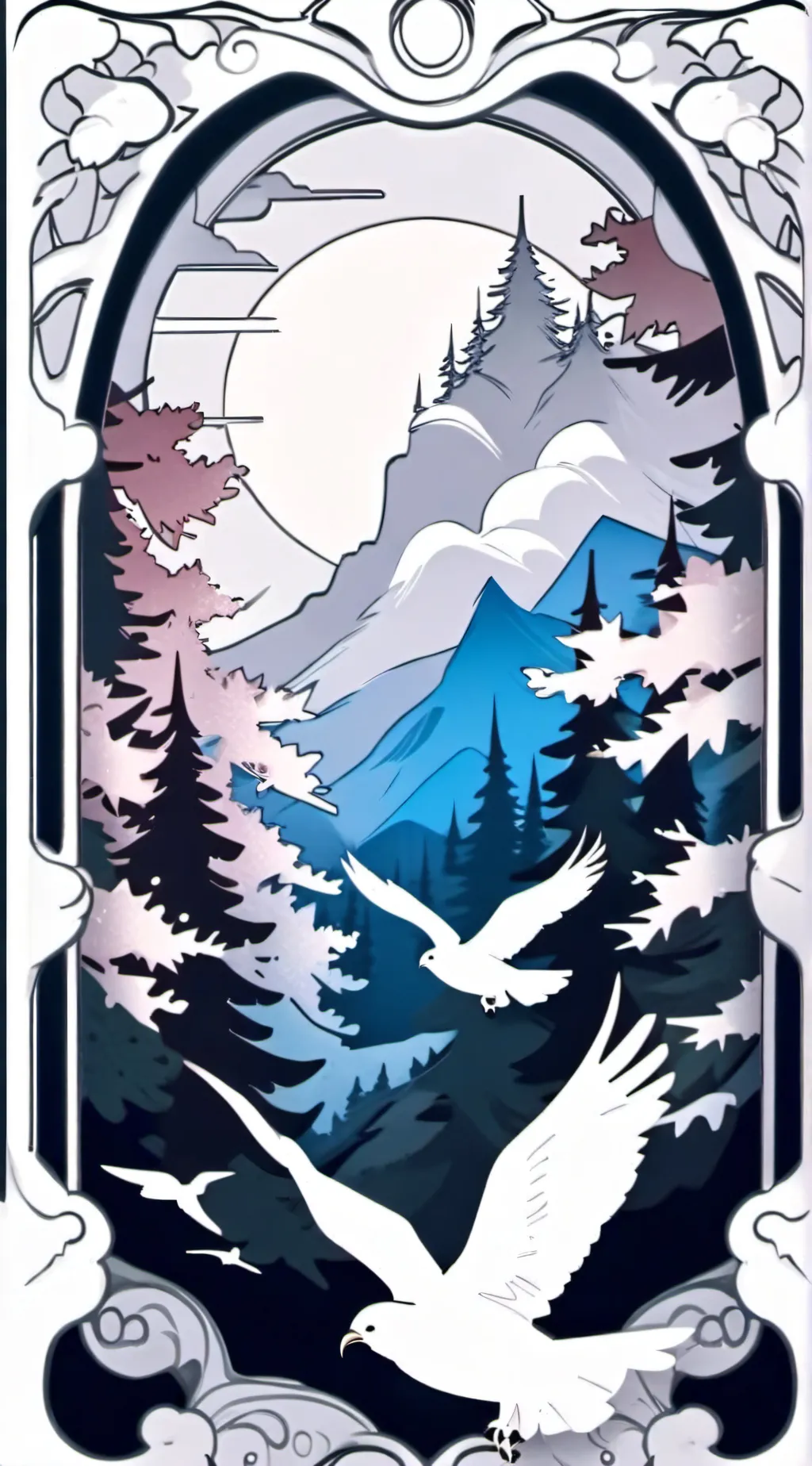 ai character: Stolas HB  background