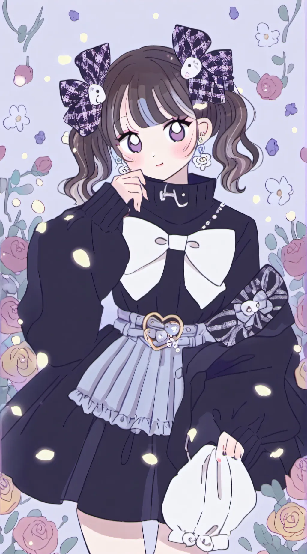 ai character: drill woman (sus) background