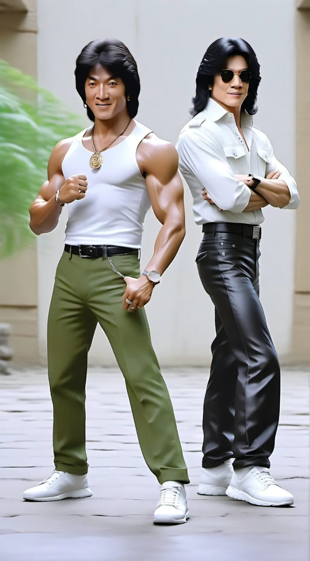 ai character: Mj&jc background