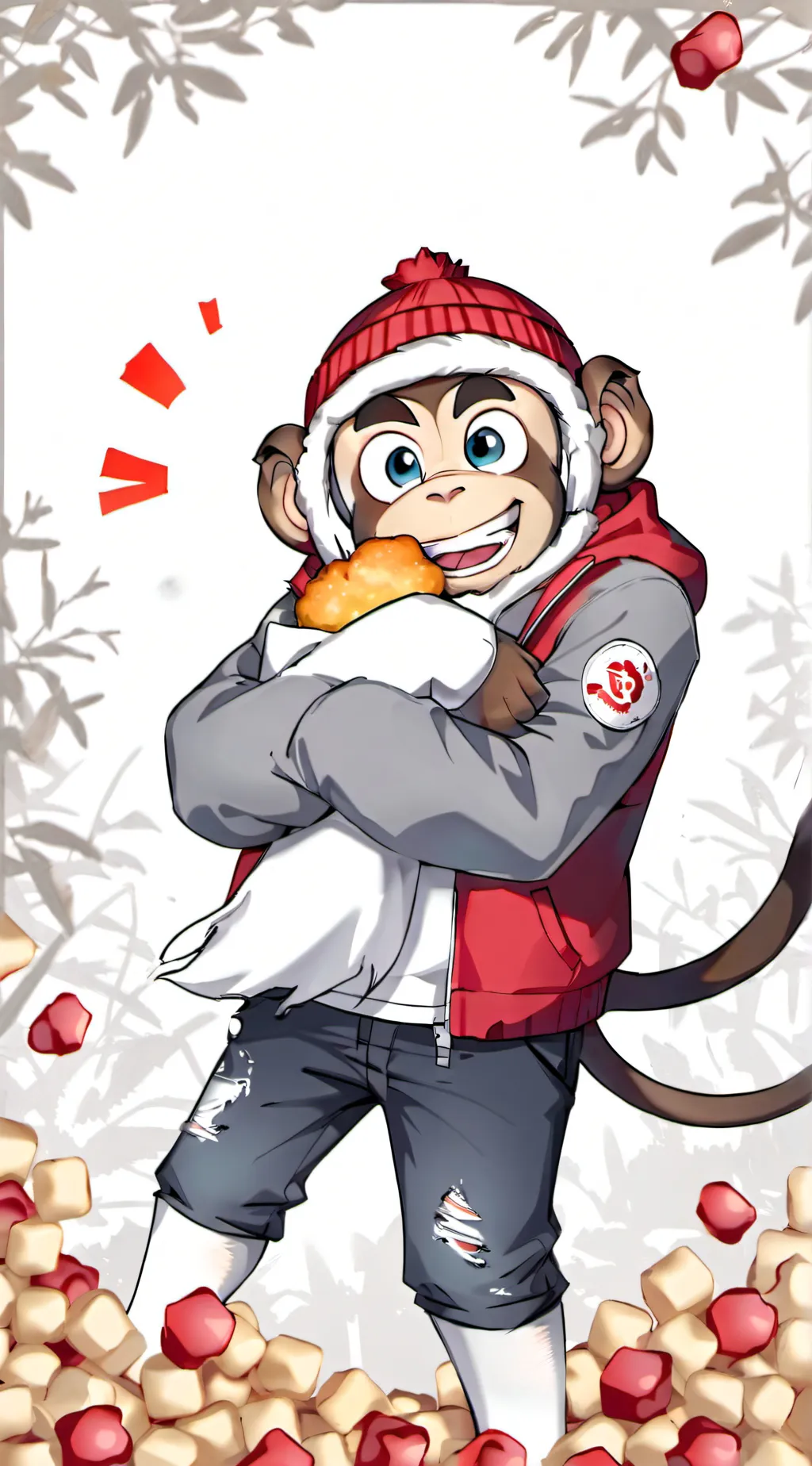 ai character: Twiddle finger  background