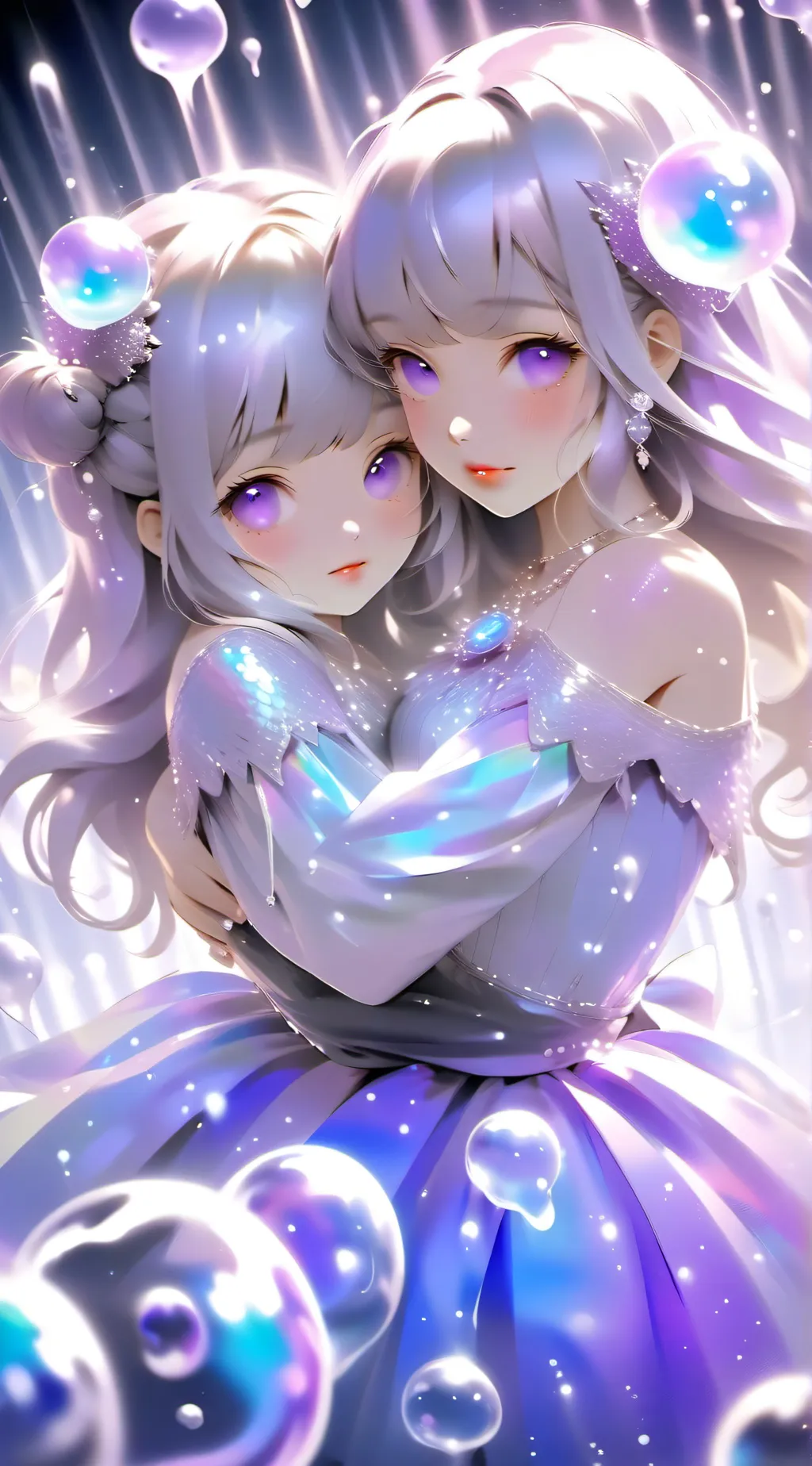 ai character: Twogirlsandoneslim background