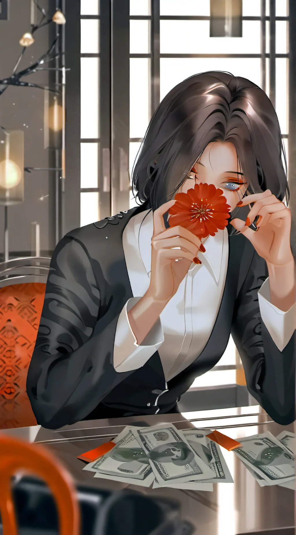 ai character: my side chick background