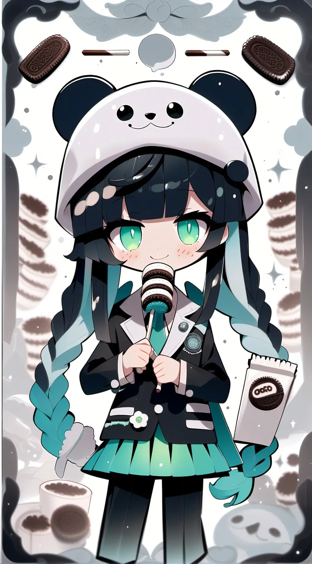 ai character: Miss bloomie background