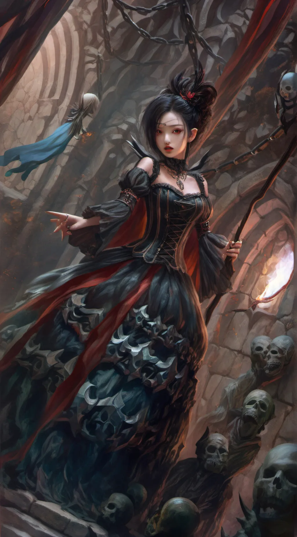 ai character: The Dungeon background