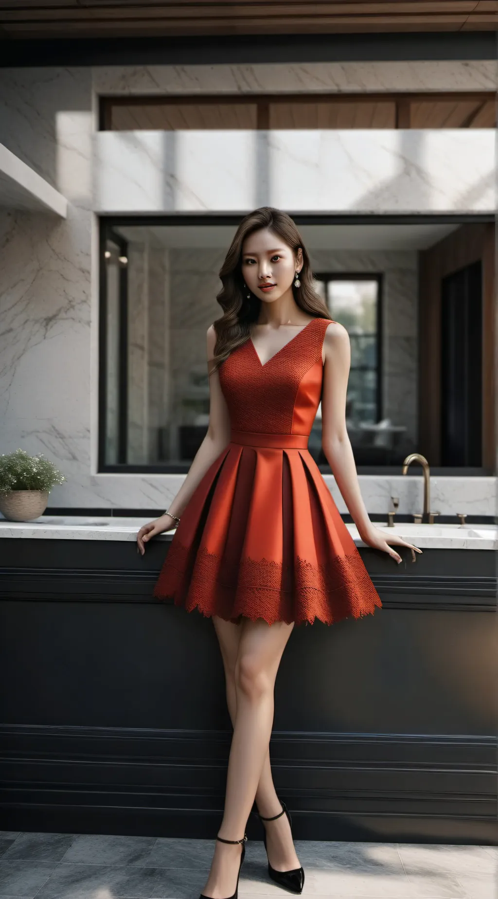 ai character: Emma stone background