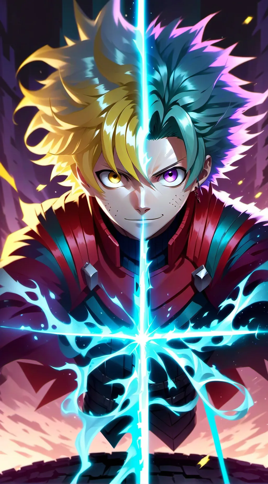 ai character: Denki  background