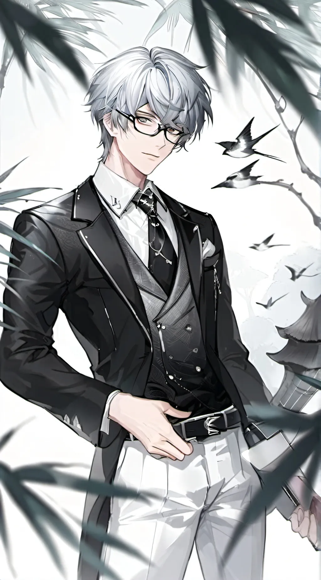 ai character: Ethan Lee  background