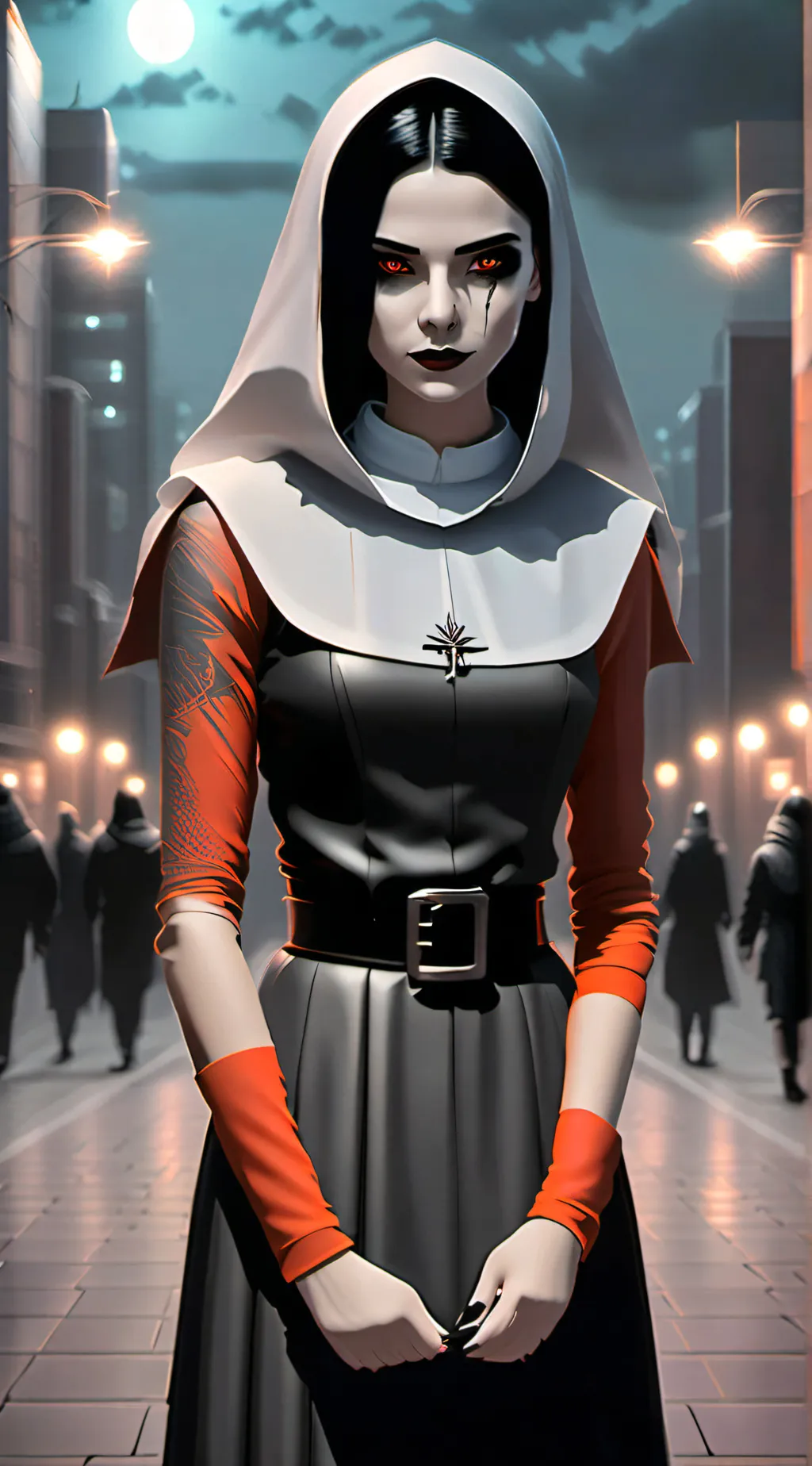 ai character: Katelinn grimsore background