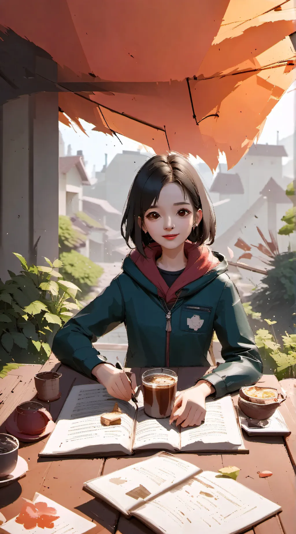 ai character: emma background