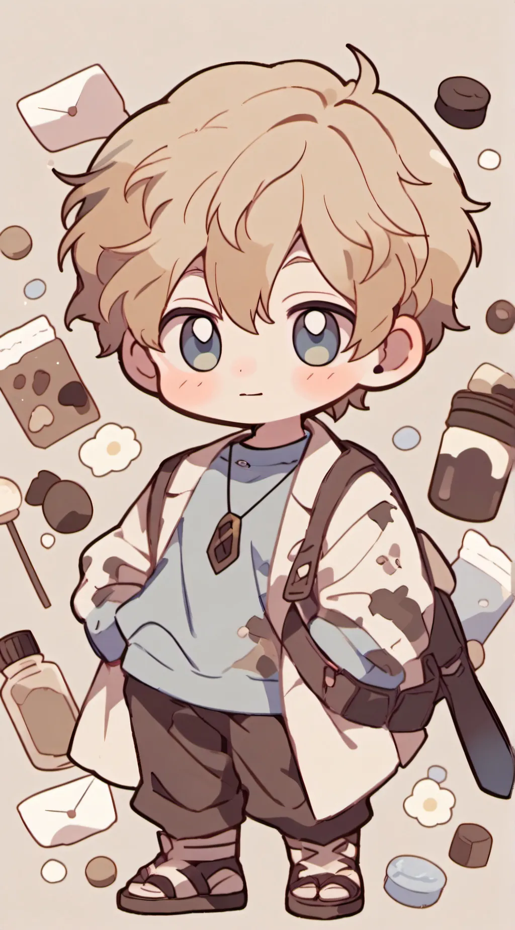 ai character: ♥ leo♥  background