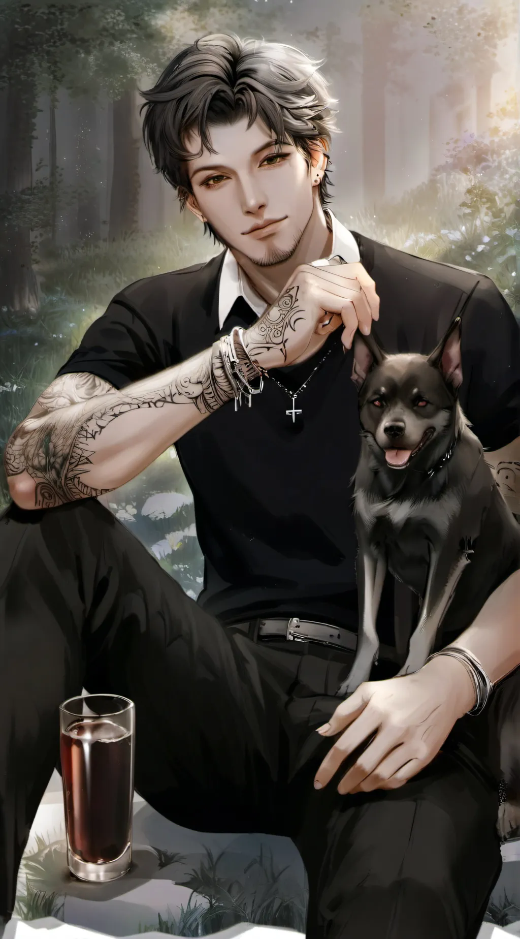 ai character: † Max † background