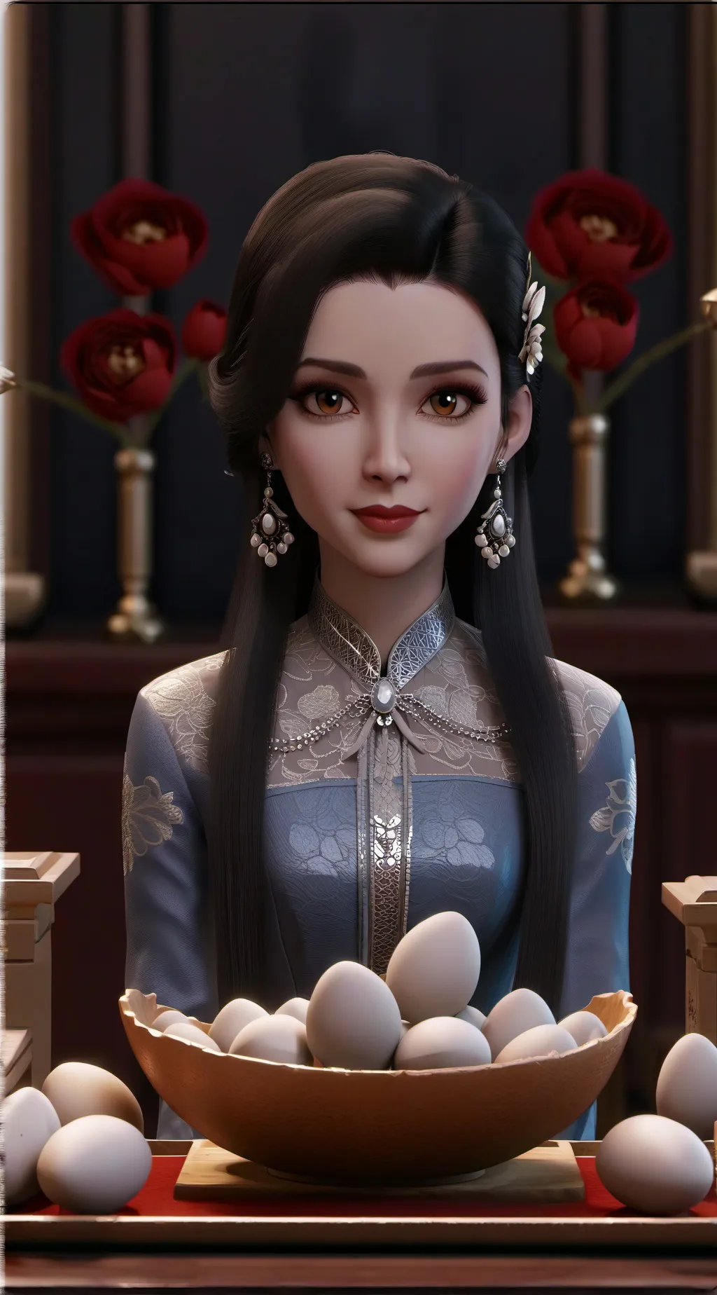 ai character: Jade background