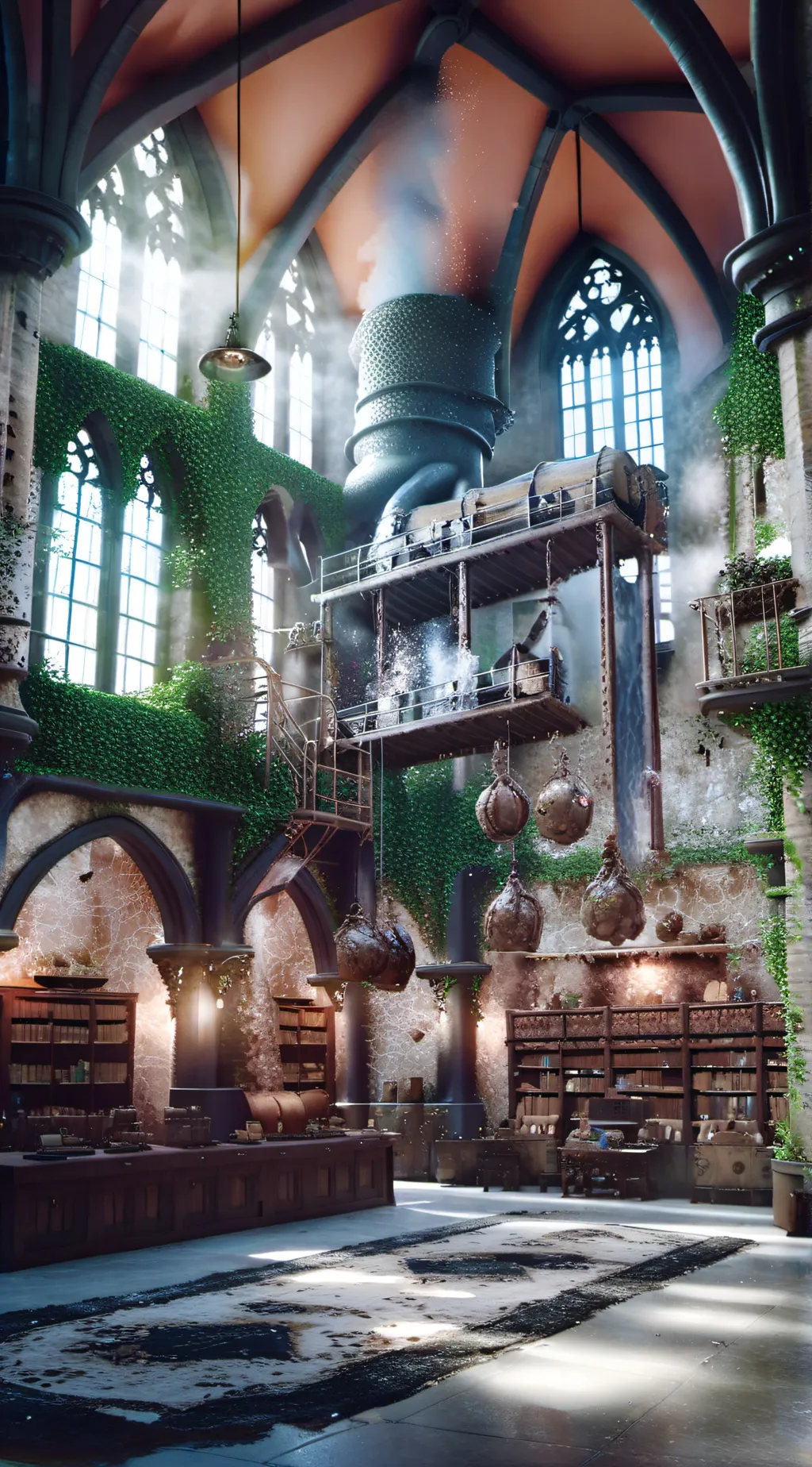 ai character: Hogwarts😅😅 background