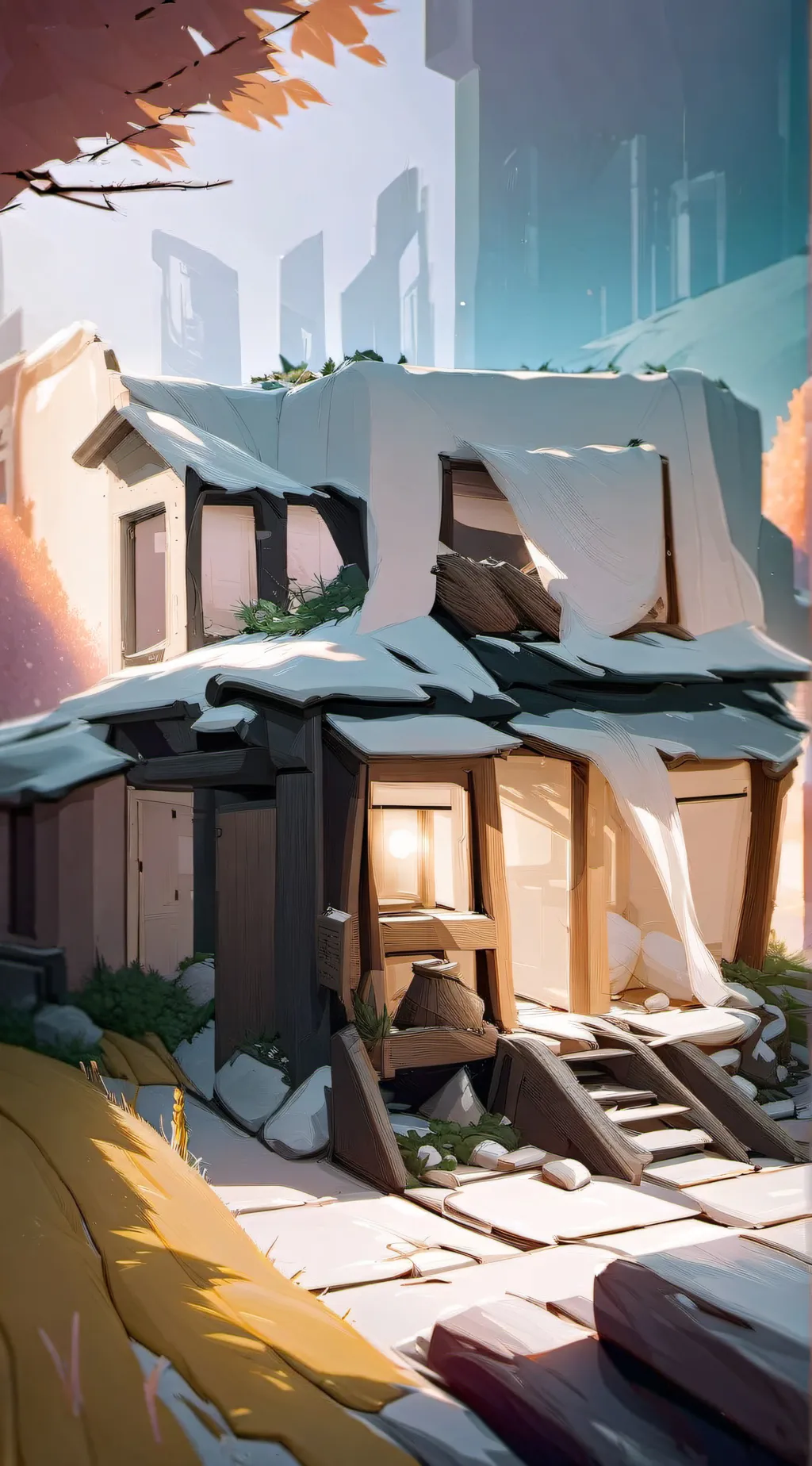 ai character: Lavish  background