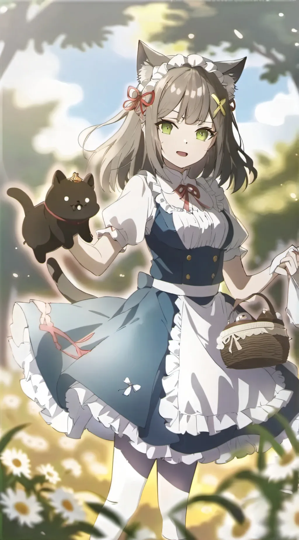 ai character: Snowy  background