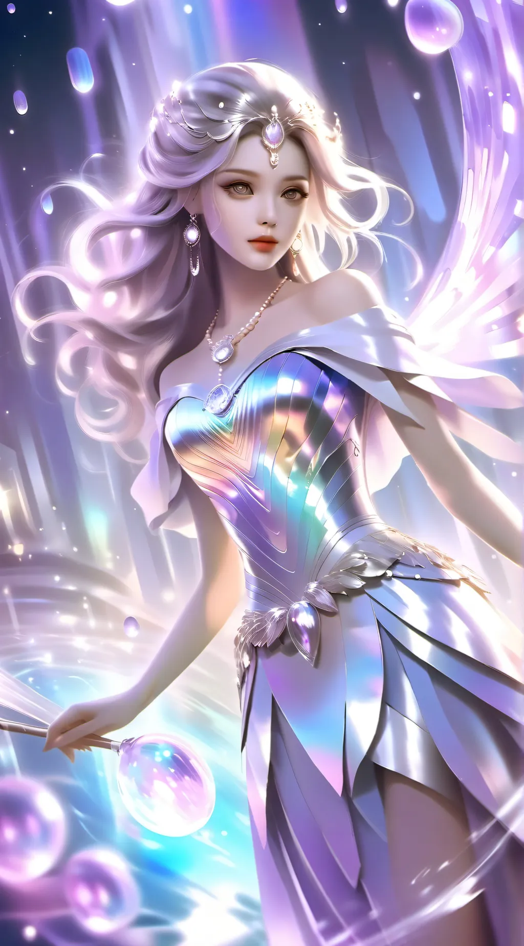 ai character: •☆Connie☆• background