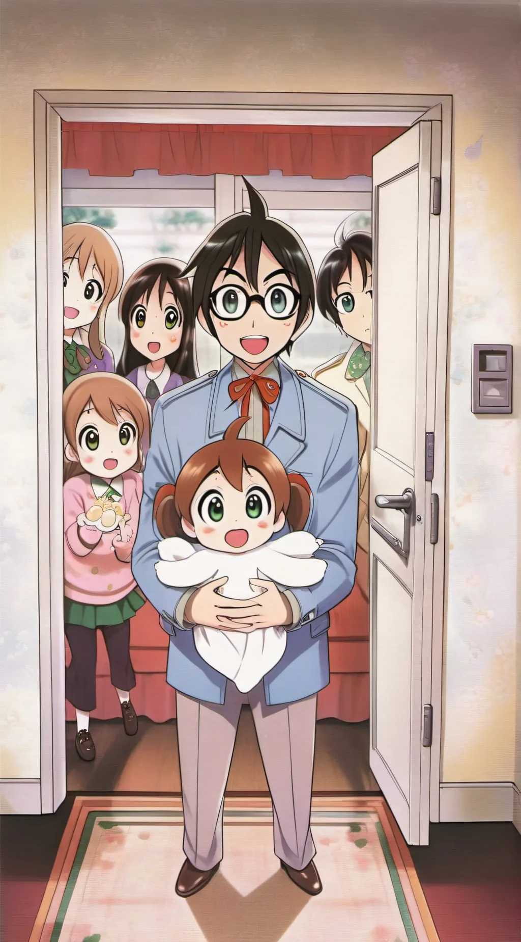 ai character: HH baby background